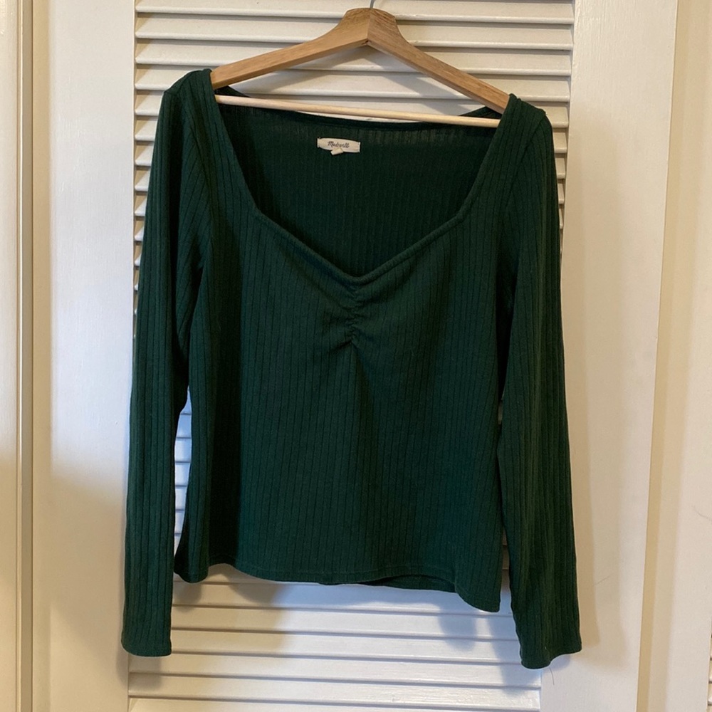 Madewell Sweetheart long Sleeve Top